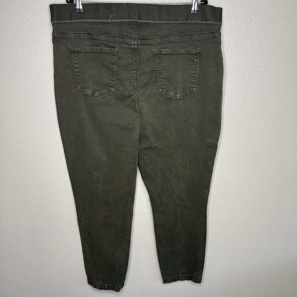 Buffalo David Bitton Olive Green High Rise Pull On Jegging Jeans Pants XXL - Picture 10 of 11